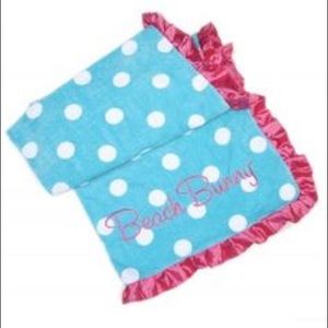 Rare beach bunny polka dot towel